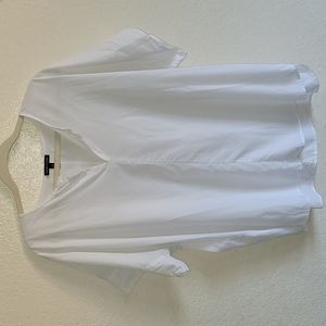 Eileen Fisher White  Tencel Blouse XL